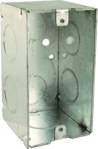 Caja soldada Hubbell 4x2pulg 2-1/8pulg gris