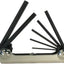 Juego 7 Pzas Llave Hexagonal Plegable 2-8mm