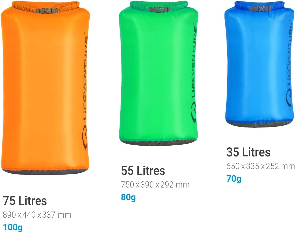 Bolsa seca ligera tela siliconada impermeable