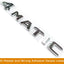 Guardabarros trasero 4MATIC con emblema 3D plateado adhesivo
