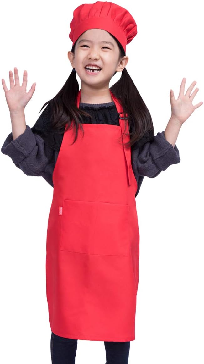 Set delantal y gorro chef para niños