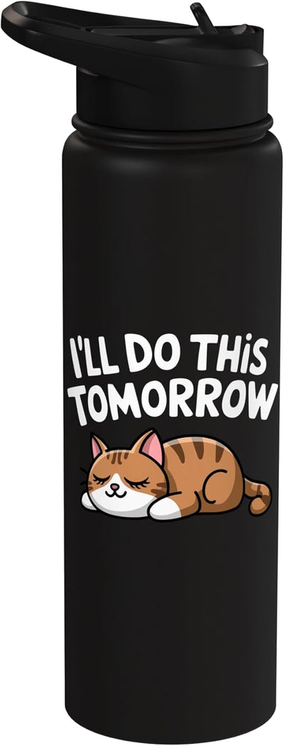 Bote de agua aislado para gatos de acero inoxidable sin BPA