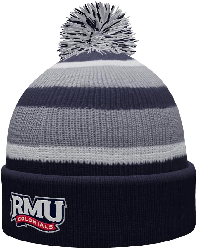Gorro punto invierno con pompón plegable