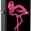 Encendedor Flamenco Rosa Neón Negro Mate