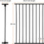 Extensión puerta 30" para valla hierro 80-198" negro