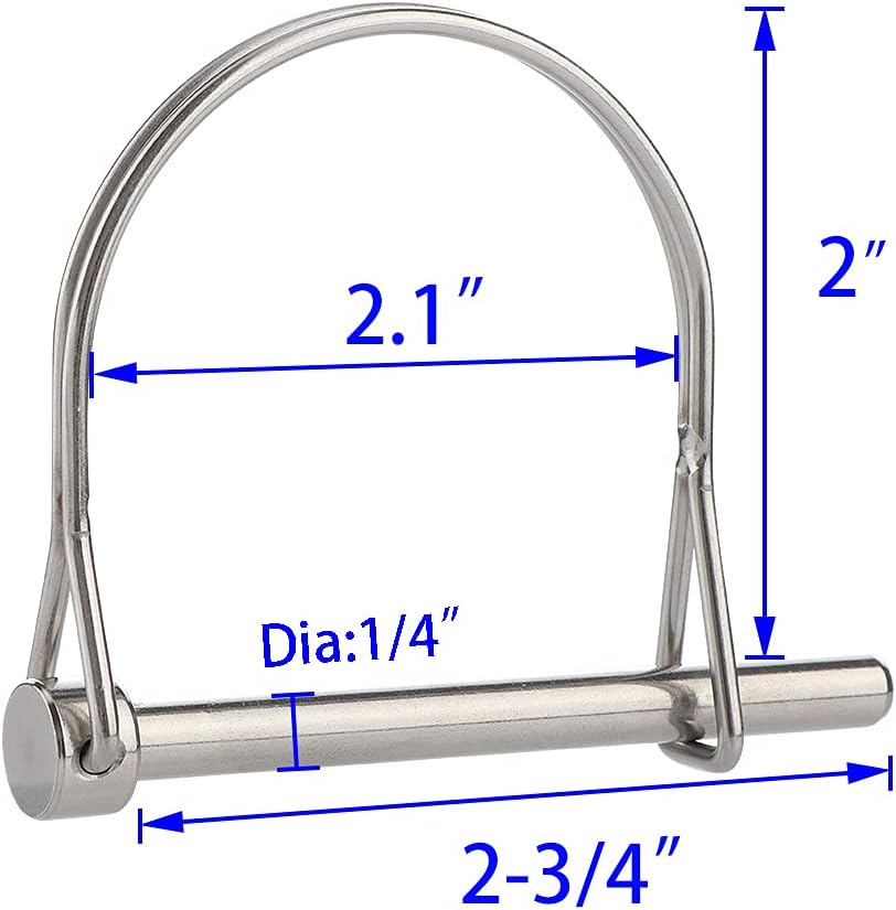 4 Pines Toma Fuerza 1/4x2-3/4 pulg Acero Inox 316