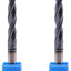2 Brocas Carburo 3/16pulg AlTiN 136°
