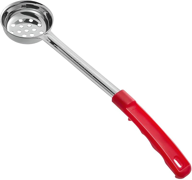 Cucharas perforadas acero inox 2oz cod colores lavavajillas