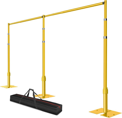 Soporte telón fondo ajustable 12x20ft base metal fiestas bodas