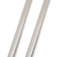 Tubo escape mandril acero inox T304 pulido 2.5pulg 45pulg