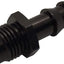 Adaptador manguera 6an a 3/8 barb negro aluminio