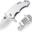 Cuchillo plegable acero inox con clip para senderismo camping