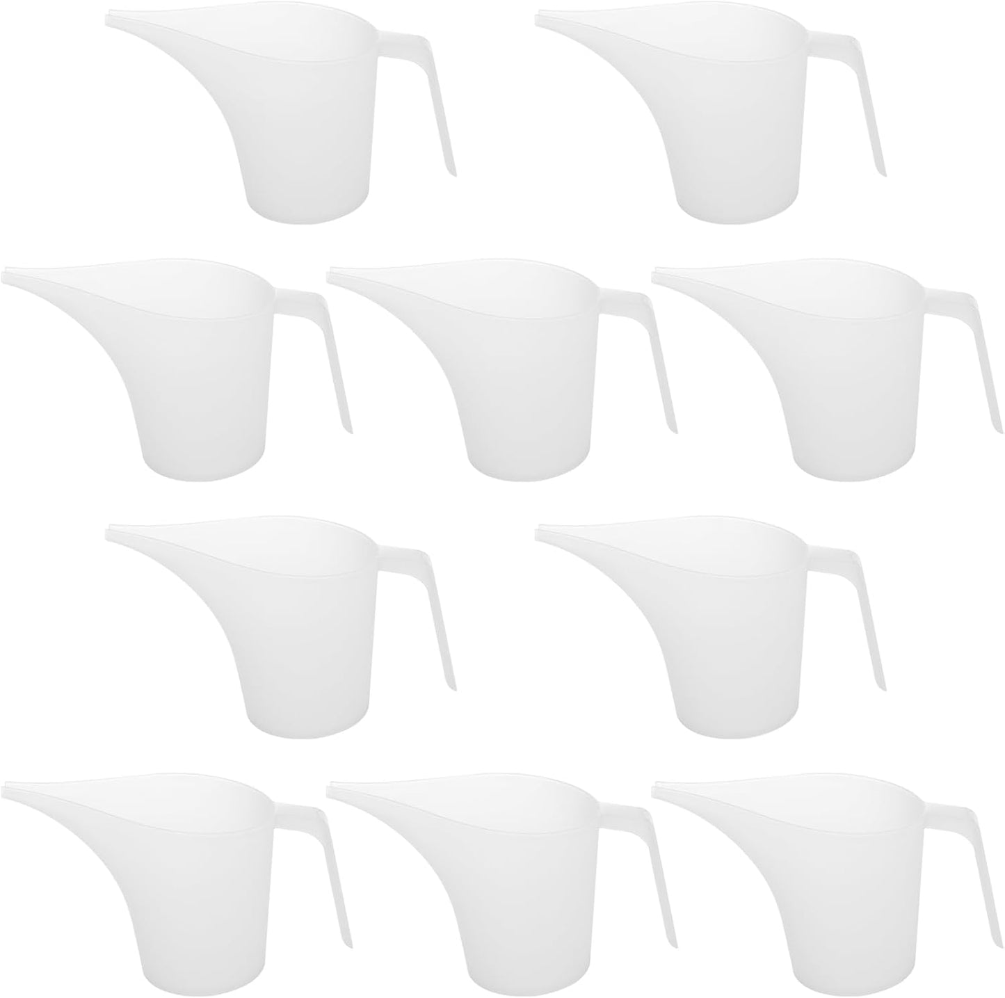 10 Vasos Medidores Plástico 34oz Boquilla Larga
