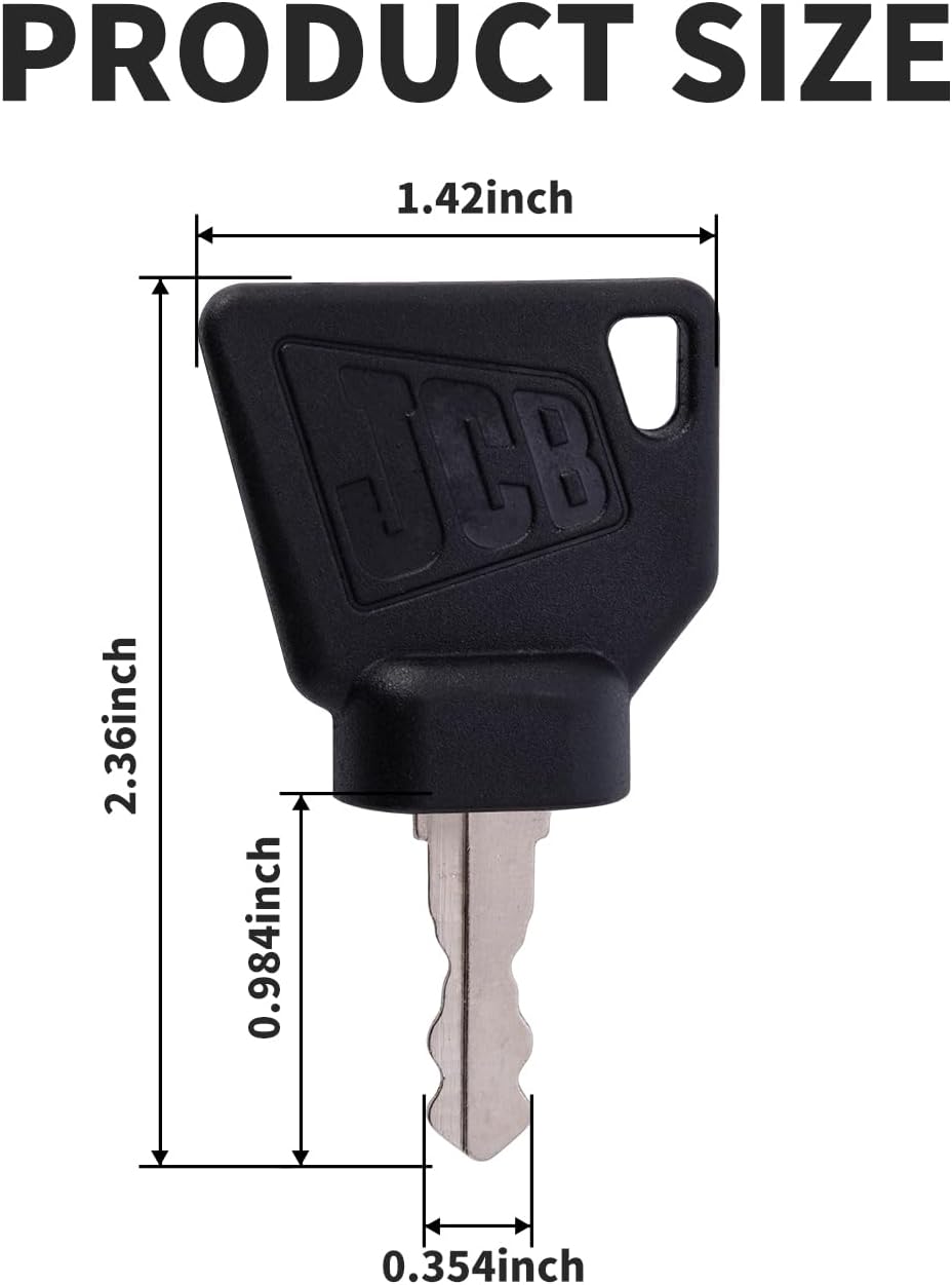 Llaves encendido JCB mini excavadora 3CX