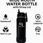 Botella agua acero inox 24oz bota silicona pico tapa pajita