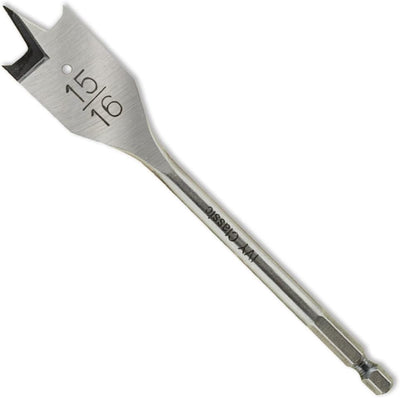 Broca madera acero carbono 15/16x6"