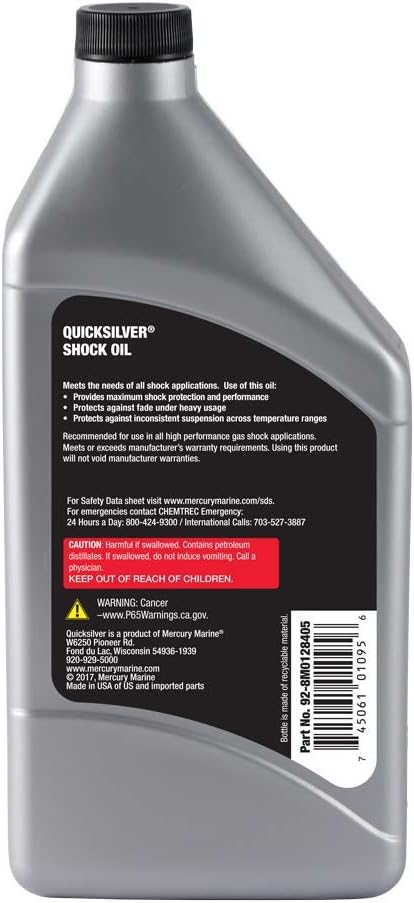 Aceite de choque motocicleta 5W 1qt