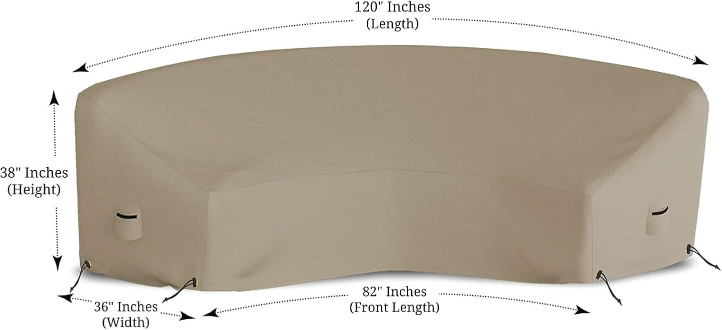 Funda sofá exterior poliéster PVC 12oz a prueba de
