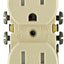 Receptáculo dúplex 15A 125V resistente marfil