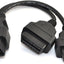 Divisor OBD2 en Y 12/30cm cable 16 pines J1962