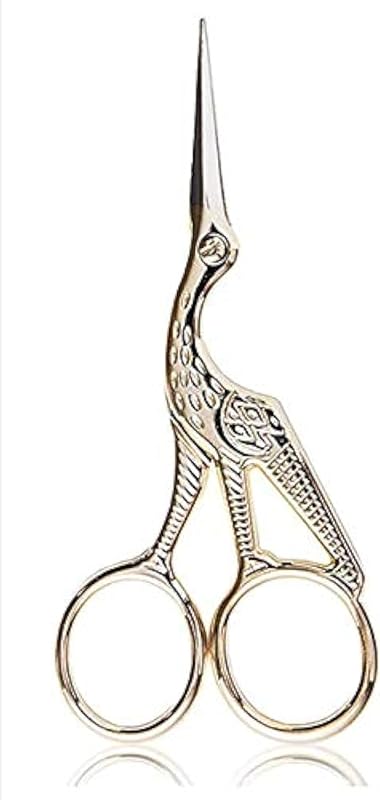 Tijeras acero inox 3.6pulg diseño grúa cizalla manualidades