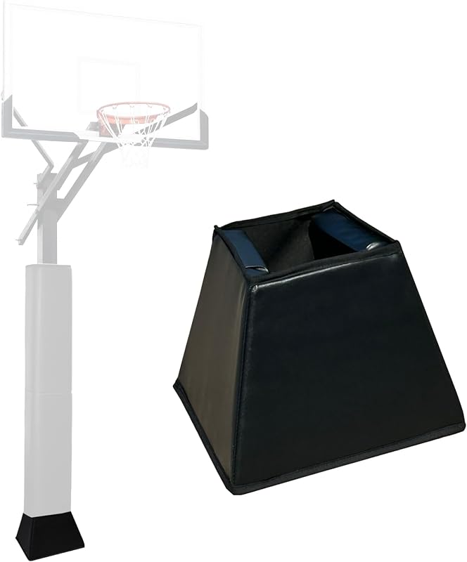 Base acolchada baloncesto cuadrada 4x4 a 6x8 pulg