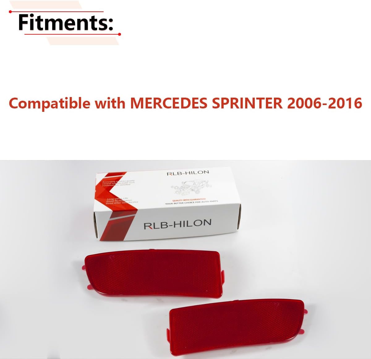 Reflector parachoques trasero comp Mercedes Sprinter