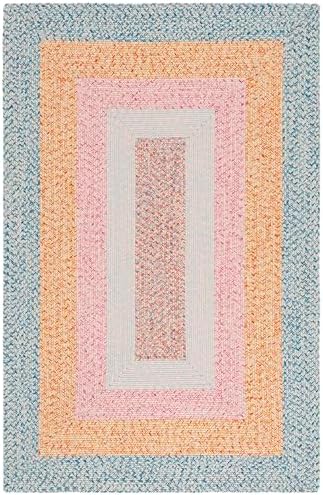 Alfombra lavable trenzada 3ft cuadrada reversible