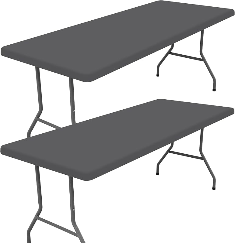 2 Manteles Elastano 8ft para Picnic Cubierta Mesa Exteriores