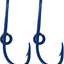 Set 2 ganchos pez sombrero garra azul