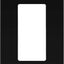 Placas decorativas pared seguras niños 4.5x2.75" negro