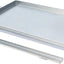 Parrilla acero inox asas plana bandeja grasa
