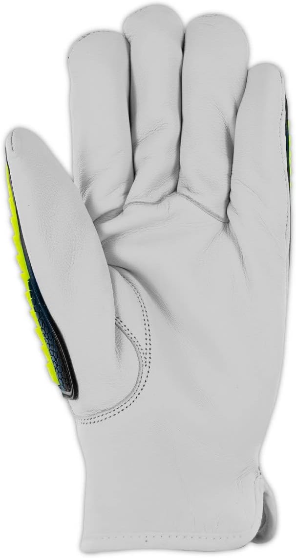 Guantes cuero sin cordones para conductor impacto