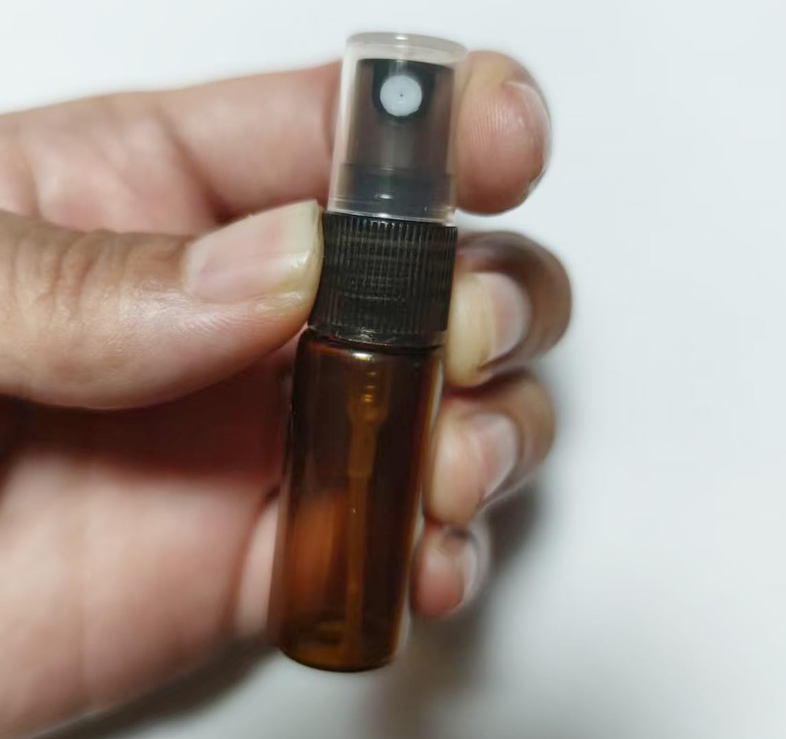 20 Pzas Botella Vidrio Spray Perfume Recargable 3ml