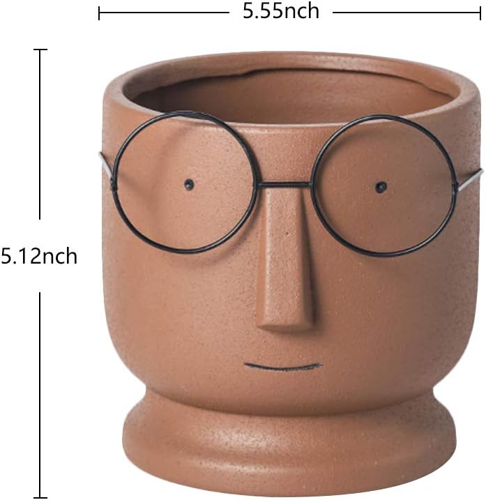 Maceta terracota sin esmaltar 5.12" para suculentas