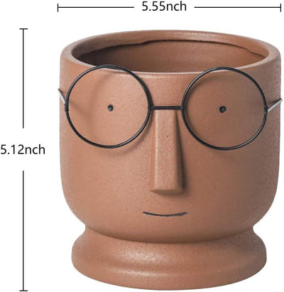Maceta terracota sin esmaltar 5.12" para suculentas
