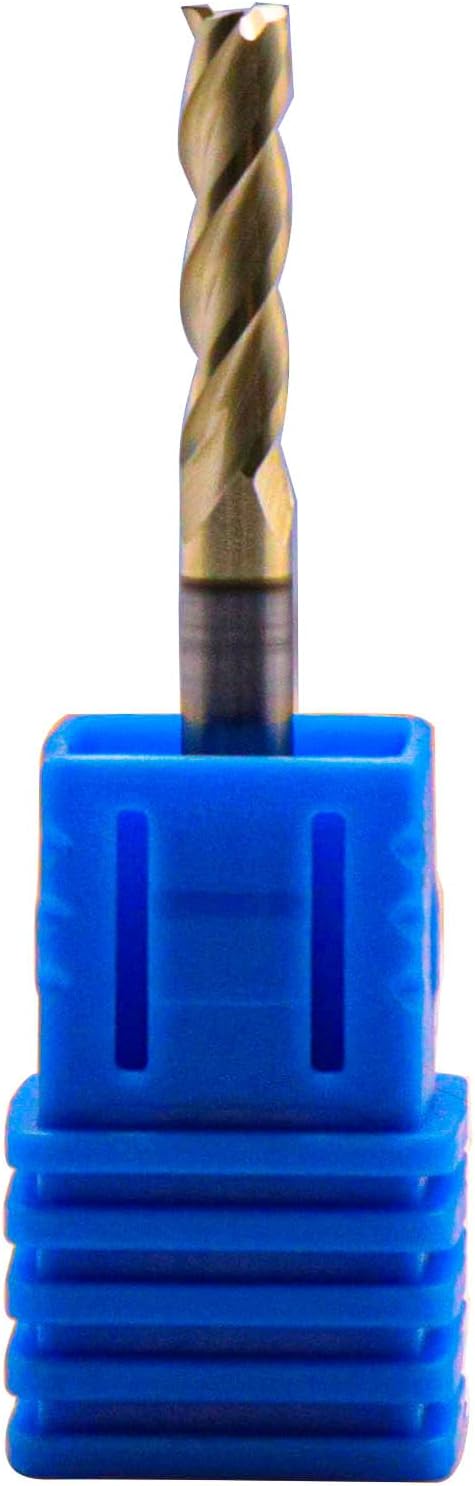 Fresa cuadrada carburo 1/8pulg aluminio 37grados