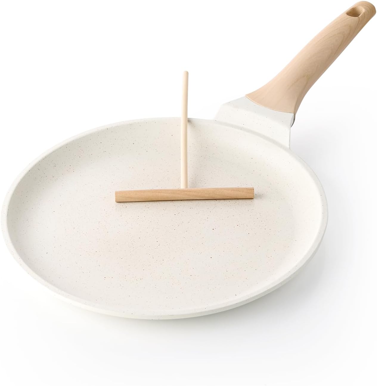 Sartén crepes antiadherente 10pulg comp inducción