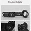 Vástago bicicleta ajustable 31.8-5.118" 0-60 grados MTB