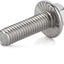 Tornillos hex con brida M8 acero inox 18-8 20uds