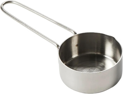 Taza medidora acero inox color plata