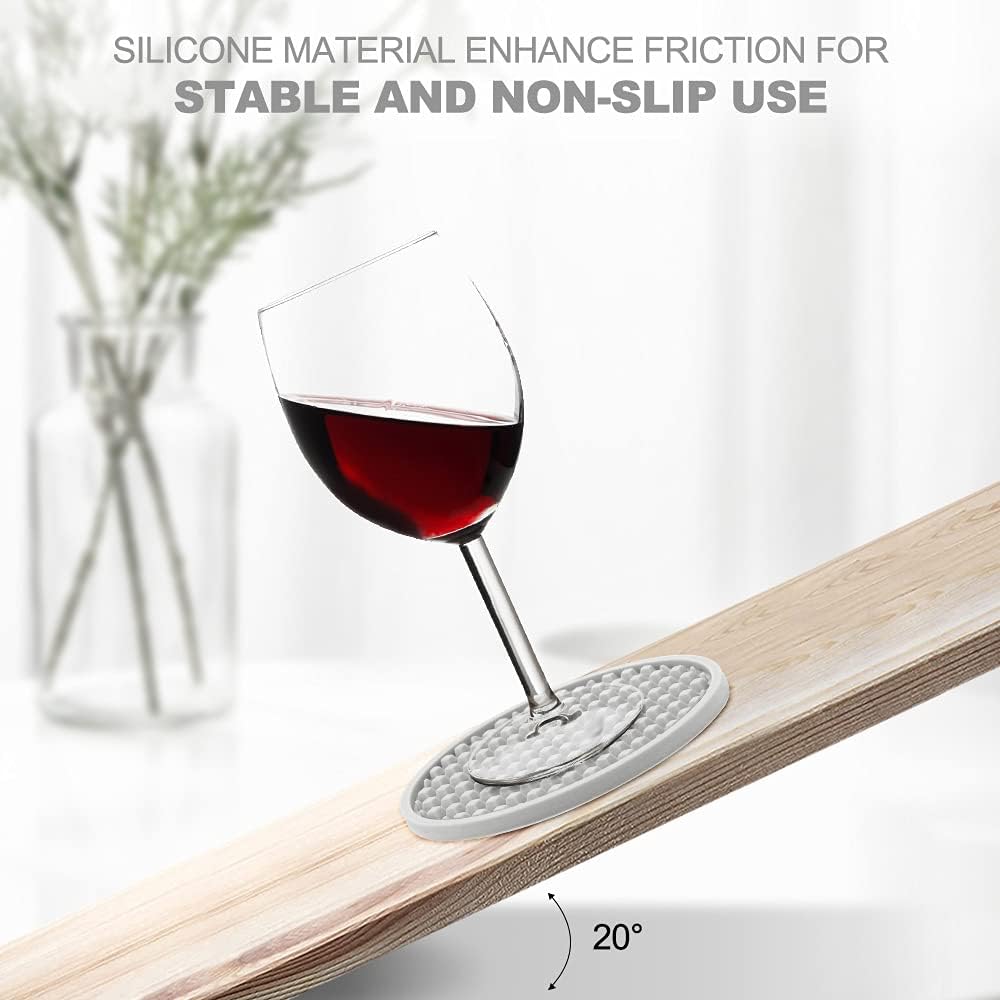 8 Pzas Posavasos Silicona Antiderrap Mesa
