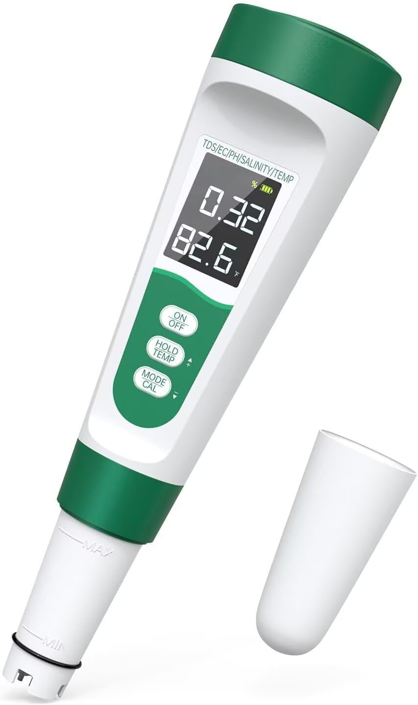 Tester salinidad agua piscina spa hidroponia 5pulgada1