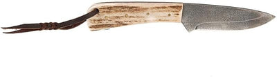 Cuchillo lápida con funda cuero liso