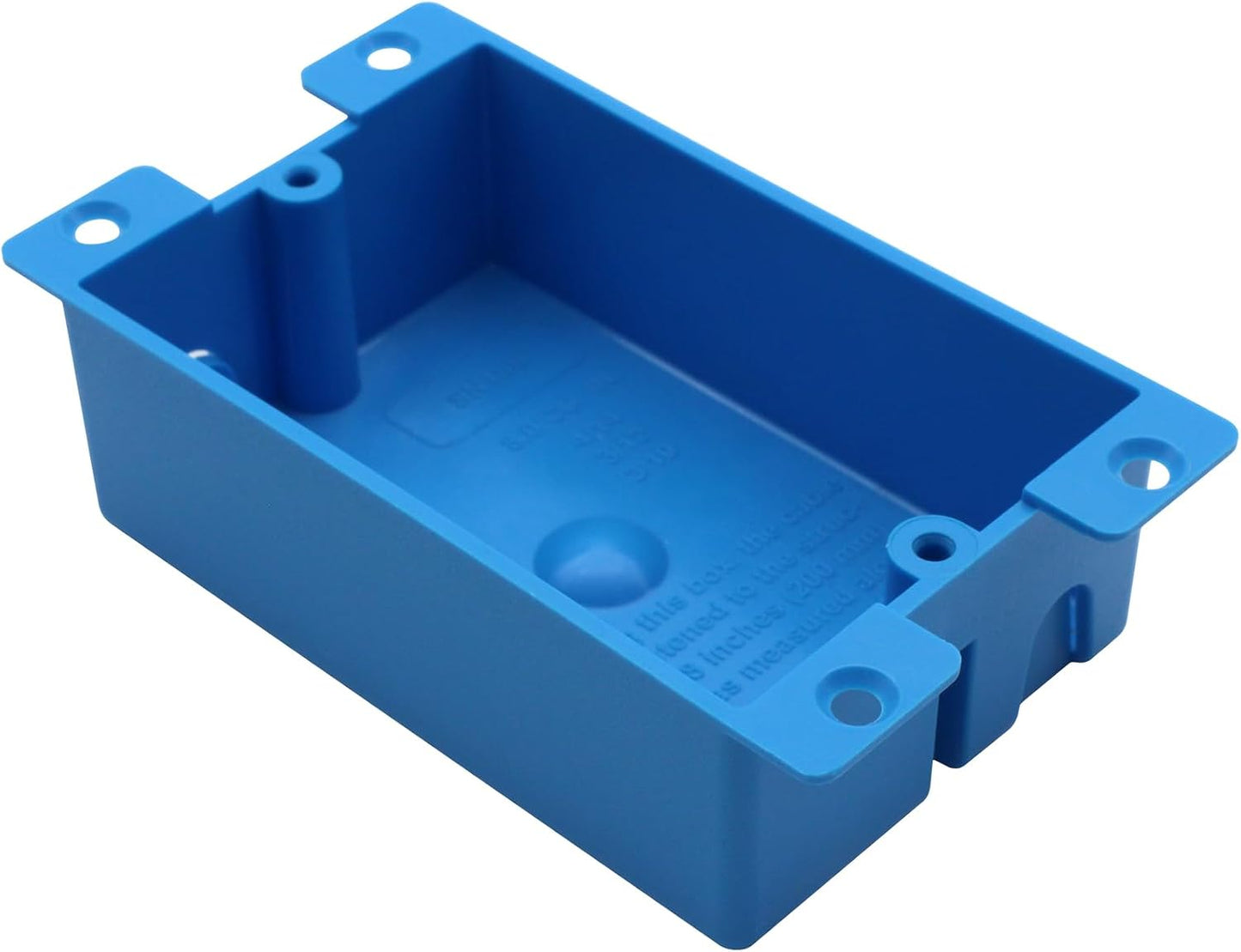 Caja conexiones PVC azul 8pulg3 ETL clasificada 2h
