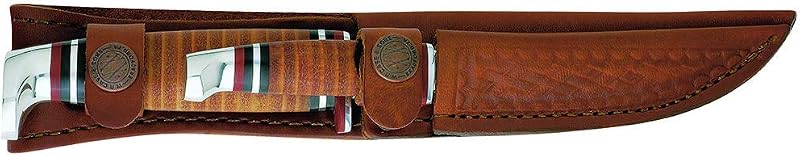 Funda piel cuchillo cazador