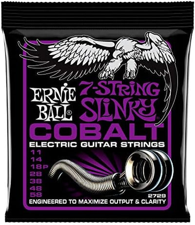 Cuerdas guitarra eléctrica Power Slinky Cobalt 11-58