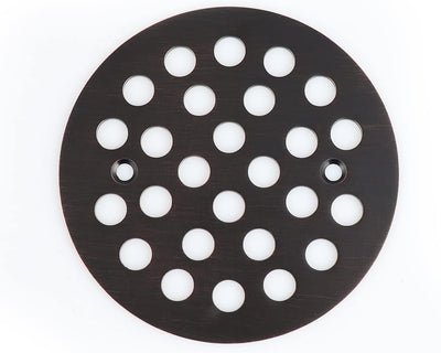 Repuesto tapa desagüe piso redondo 4pulg rejilla ducha bronce