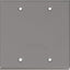 Funda rectangular estampada 2 segmentos gris