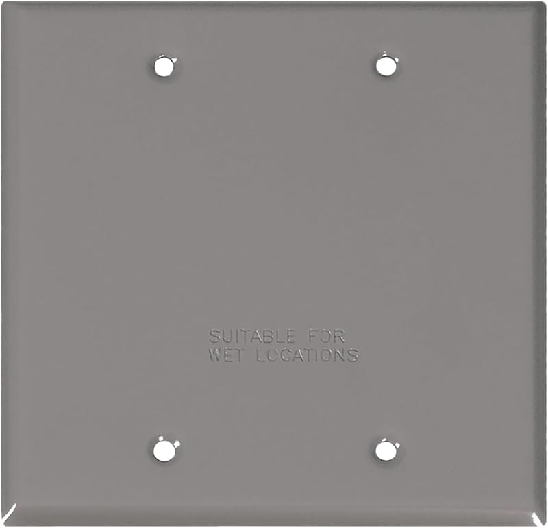Funda rectangular estampada 2 segmentos gris